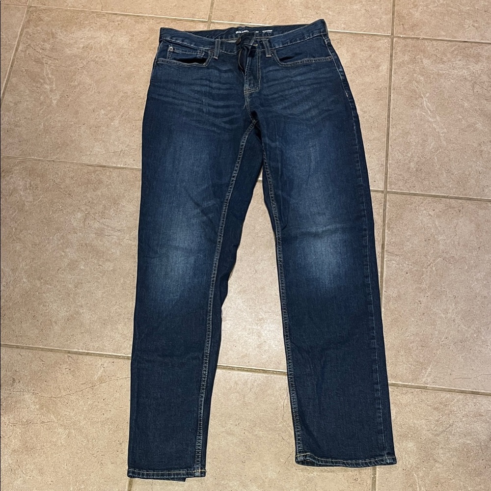 Old Navy Men's Dark Blue Slim Jeans
